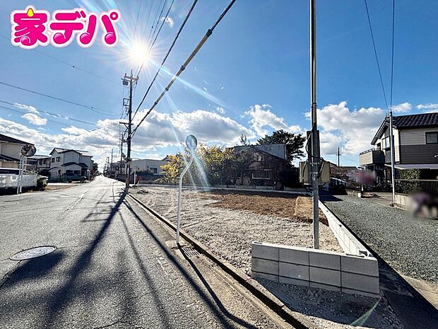 建築予定地です。ご見学希望のお客様につきましては同型同仕様の物件にご案内いたします