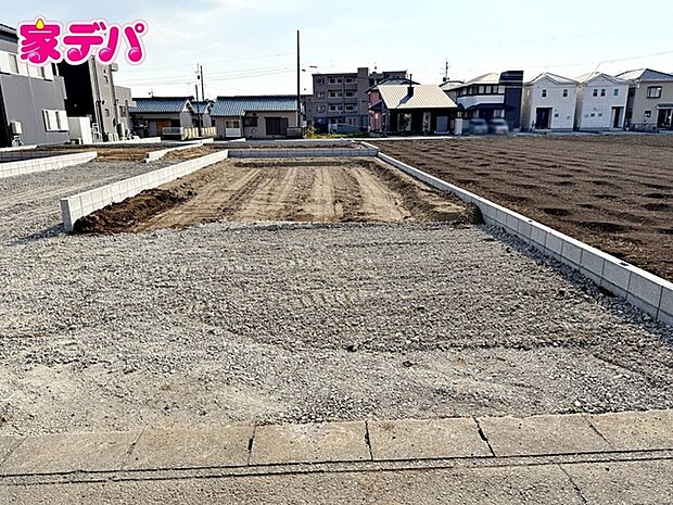 建築予定地です。ご見学希望のお客様につきましては同型同仕様の物件にご案内いたします
