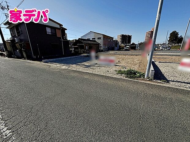 建築予定地です。ご見学希望のお客様につきましては同型同仕様の物件にご案内いたします