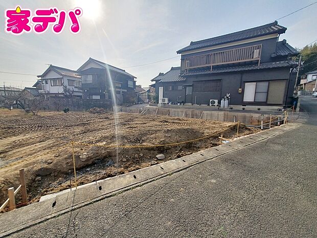 建築予定地です。ご見学希望のお客様につきましては同型同仕様の物件にご案内いたします