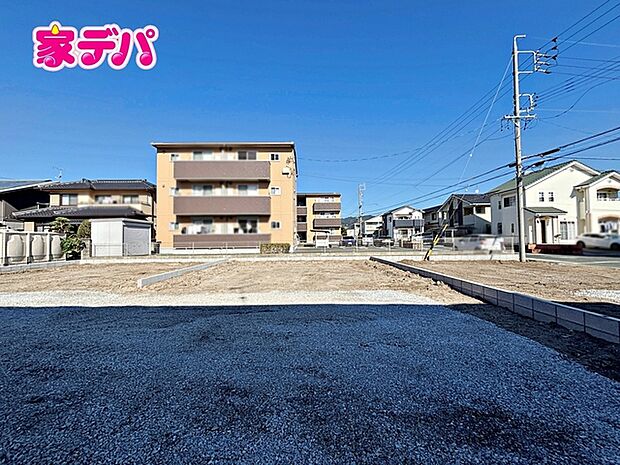 建築予定地です。ご見学希望のお客様につきましては同型同仕様の物件にご案内いたします