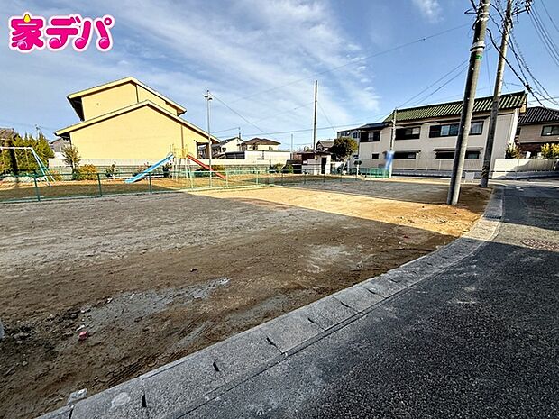 建築予定地です。ご見学希望のお客様につきましては同型同仕様の物件にご案内いたします