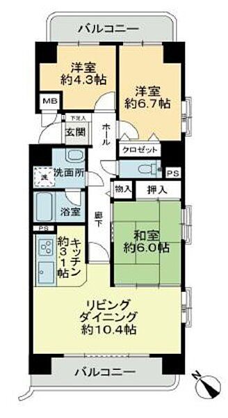 間取り：323000525404