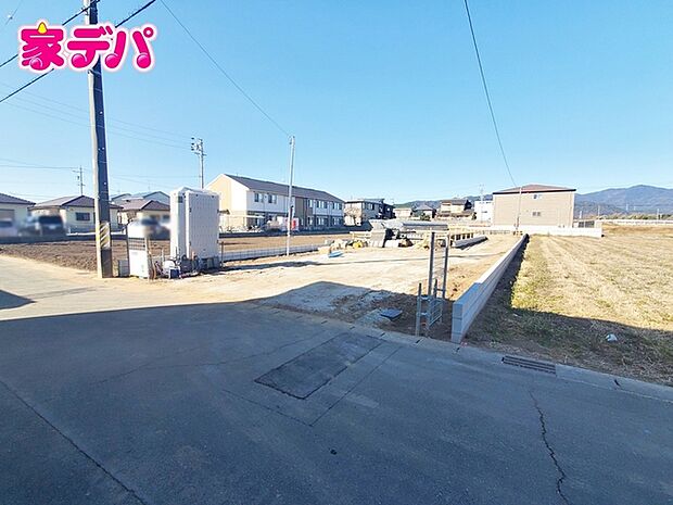 建築予定地です。ご見学希望のお客様につきましては同型同仕様の物件にご案内いたします