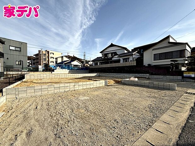 建築予定地です。ご見学希望のお客様につきましては同型同仕様の物件にご案内いたします