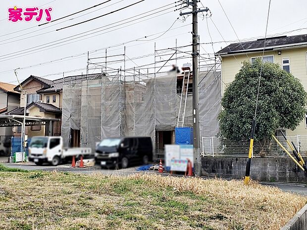 【新築分譲全2棟】ご成約キャンペーン実施中。詳細はスタッフまでお問合せ下さい。(奥の建物になります)