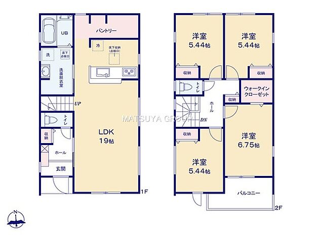 4LDK※図面と現況に相違ある場合には現況優先とします。