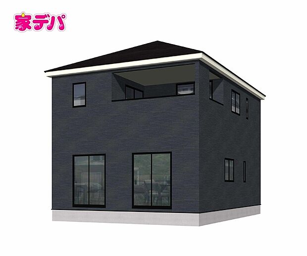 【3号棟】完成予想外観！ 完成予想外観は、計画段階の図面を基に描き起こしたもので、形状・色等は実際とは異なる場合があります。詳細はお問い合わせください。 