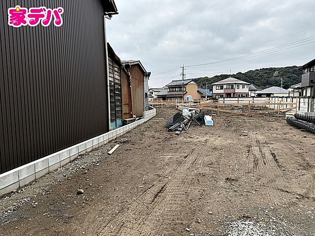 建築予定地です。ご見学希望のお客様につきましては同型同仕様の物件にご案内いたします