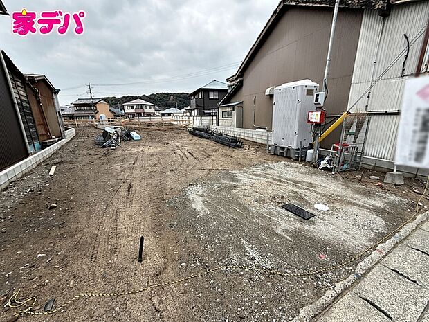 建築予定地です。ご見学希望のお客様につきましては同型同仕様の物件にご案内いたします