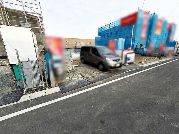 建築予定地です。ご見学希望のお客様につきましては同型同仕様の物件にご案内いたします