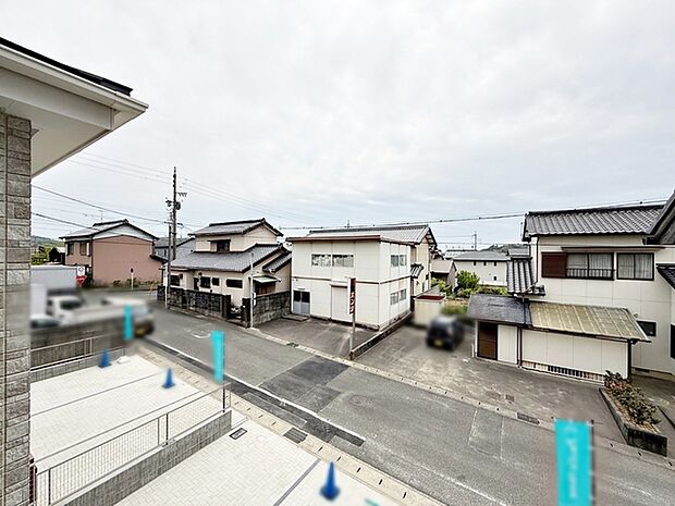 閑静な街並みの眺めは、心も体も落ち着きますね。