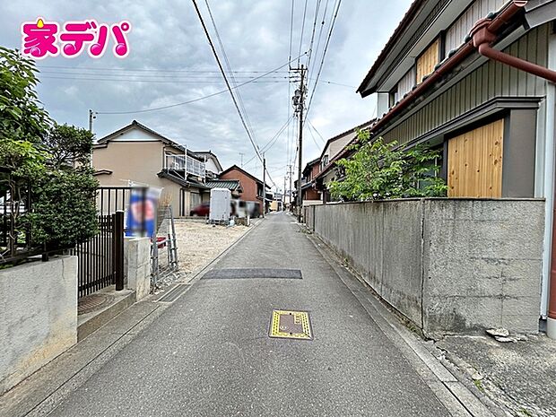 前面道路：南西側約3.8ｍ幅
