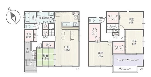 4LDK ※図面と現況に相違ある場合には現況優先とします。