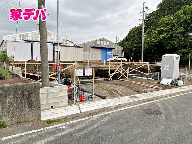建築予定地です。ご見学希望のお客様につきましては同型同仕様の物件にご案内いたします