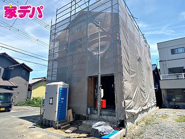 【1号棟】上棟しました! ・角地 ・3LDK ・LDK18.5帖 ・全居室収納完備 ・全室広さ6帖以上 ・防犯カメラ ・駐車場1台可
