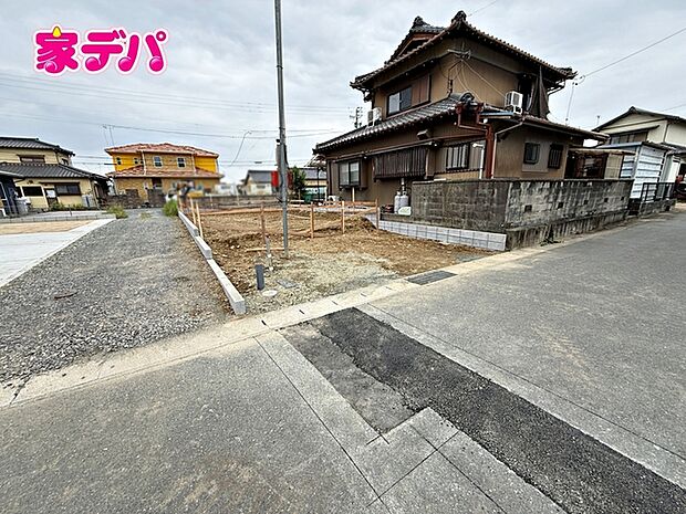 建築予定地です。ご見学希望のお客様につきましては同型同仕様の物件にご案内いたします