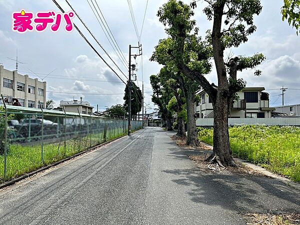 前面道路：北側約8ｍ幅