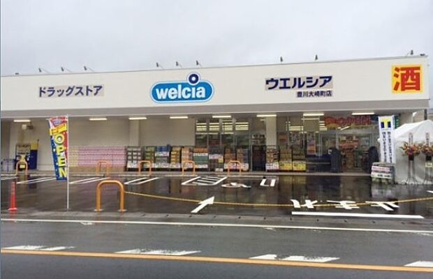 ウエルシア豊川大崎町店（350m）