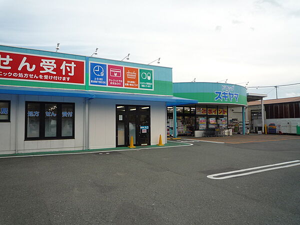 ドラッグスギヤマ　新城店（230m）