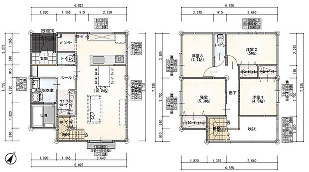 4LDK※図面と現況に相違ある場合には現況優先とします。