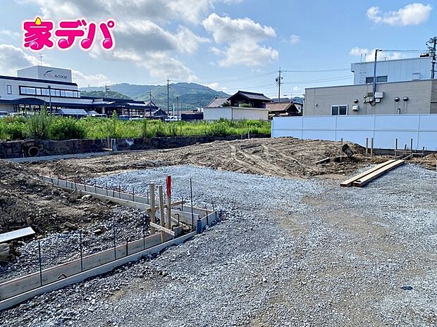 建築予定地です。ご見学希望のお客様につきましては同型同仕様の物件にご案内いたします