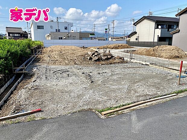 建築予定地です。ご見学希望のお客様につきましては同型同仕様の物件にご案内いたします