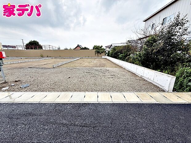 建築予定地です。ご見学希望のお客様につきましては同型同仕様の物件にご案内いたします