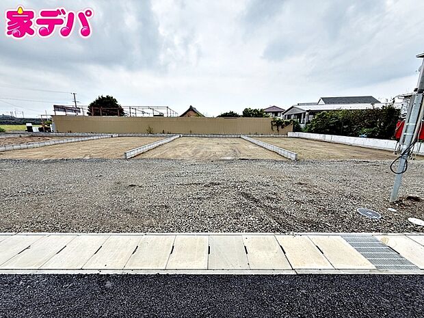 建築予定地です。ご見学希望のお客様につきましては同型同仕様の物件にご案内いたします