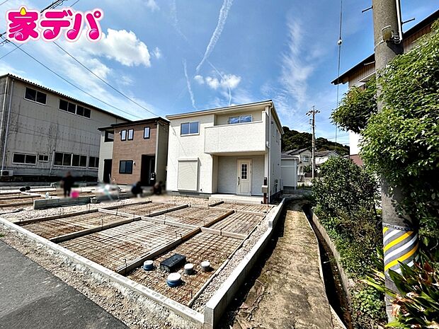 建物完成しました!現地ご案内いたします。周辺環境や陽当たりなどもあわせてご確認いただけます。実際の住み心地をイメージしながらご見学いただけますので、お気軽にお問い合わせください!