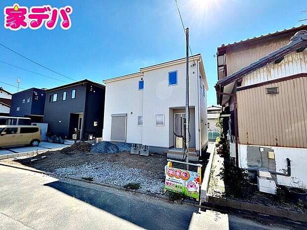 建物完成しました！現地ご案内いたします。周辺環境や陽当たりなどもあわせてご確認いただけます。実際の住み心地をイメージしながらご見学いただけますので、お気軽にお問い合わせください！ 