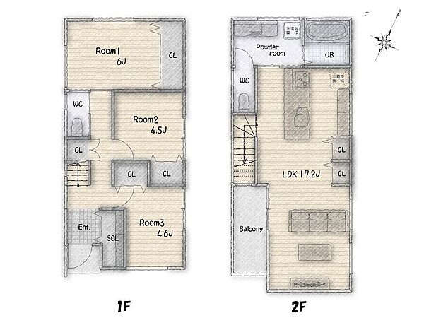 建築プラン参考図