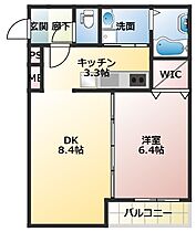 フジパレス上神田III番館  ｜ 大阪府寝屋川市上神田1丁目（賃貸アパート1LDK・2階・40.40㎡） その2