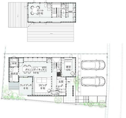 間取り 上益城郡嘉島町大字鯰2728-5付近