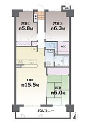 間取図画像 3LDK