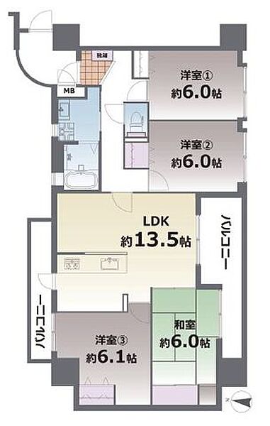 間取り：343000093619