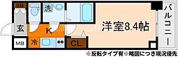 CREST TAPP 京都太秦天神川 dex I 1Kの間取図画像