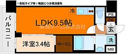 京都市南区東九条南石田町マンション 1LDKの間取図画像