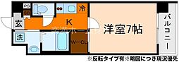 ソルテラス嵯峨嵐山 1Kの間取図画像