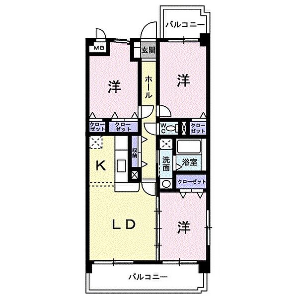 同じ建物の物件間取り写真 - ID:221010733969