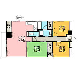 間取図画像 3LDK