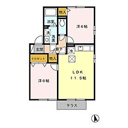 カトルセゾン　Ｂ 1階