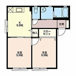 グリーンヒルズB 1階