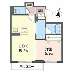 シャーメゾン弁天 2階/202