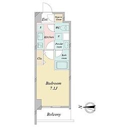 ルネフラッツ岐阜駅前 1Kの間取図画像