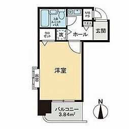 ライオンズマンション岐阜清本町 1Kの間取図画像