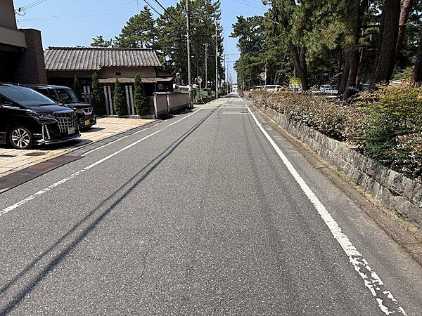 交通量の少ない前道！
