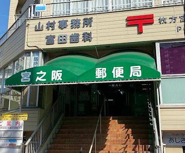 枚方宮之阪郵便局（727m）