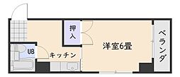 MTハイツ高麗 1Kの間取図画像