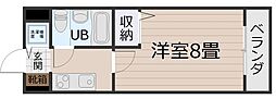 東和館鹿児島 1Kの間取図画像